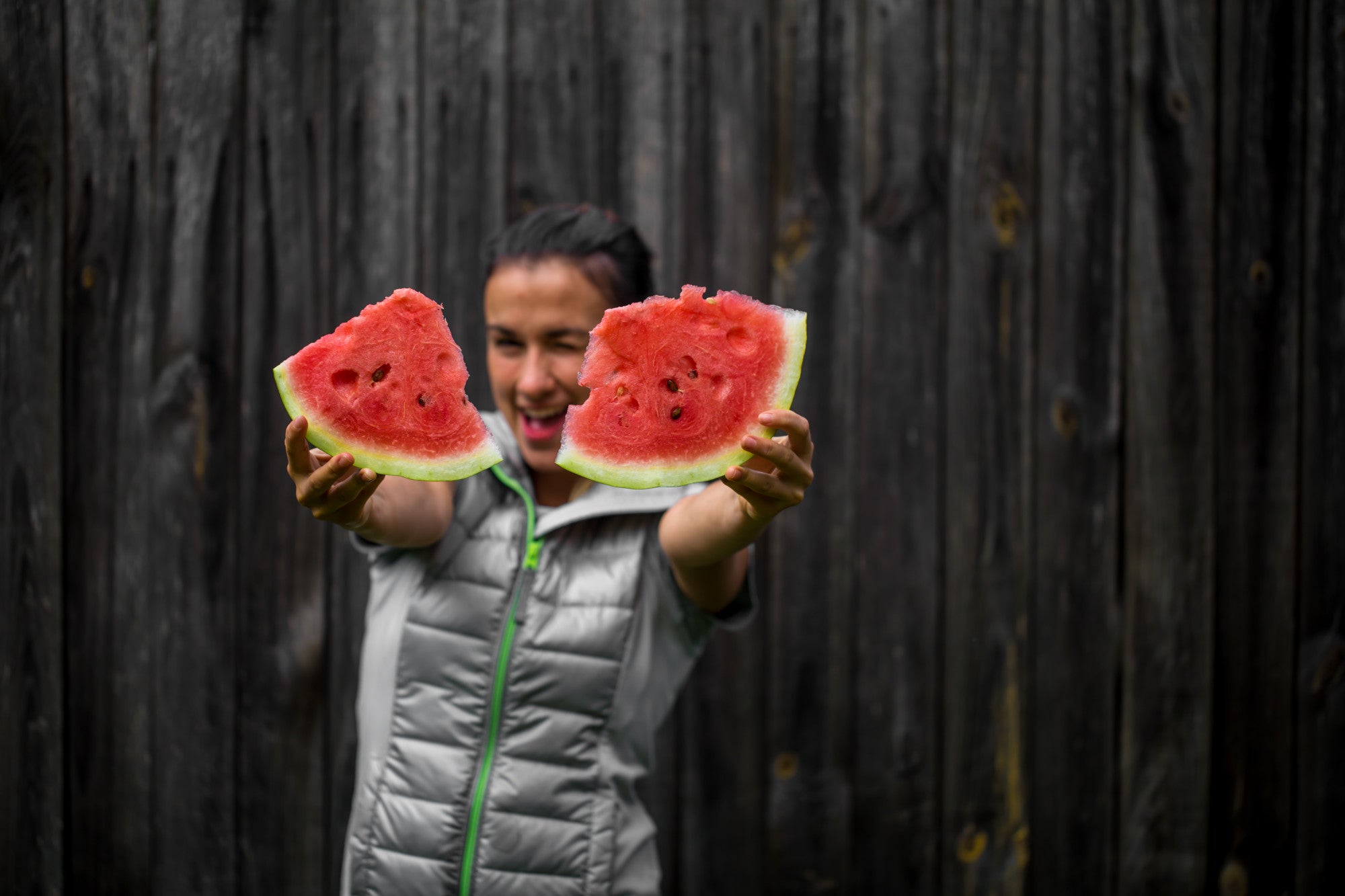 Paletas heladas de Sandía y Colágeno Fresa- Arándano
