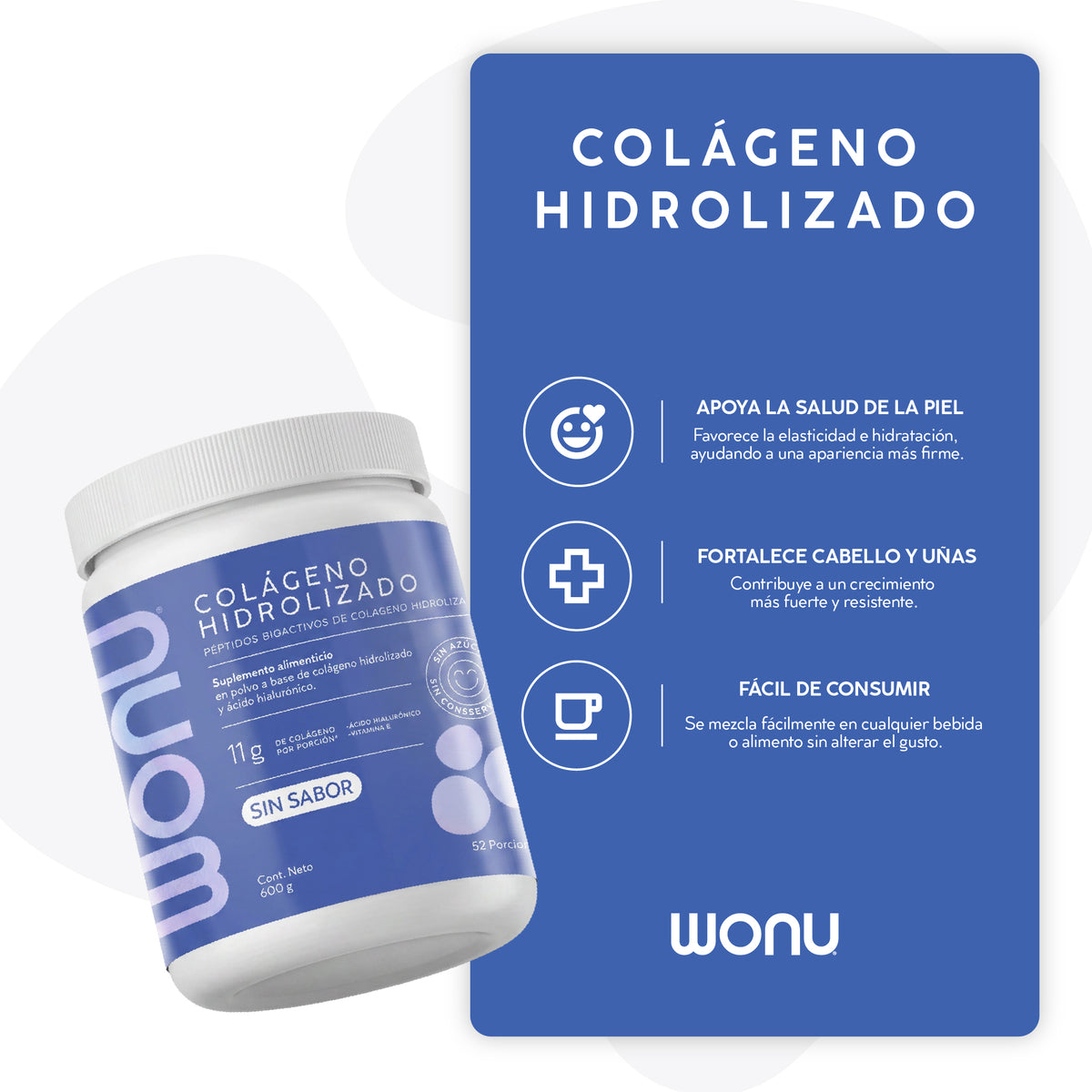 Colágeno Hidrolizado Sin Sabor