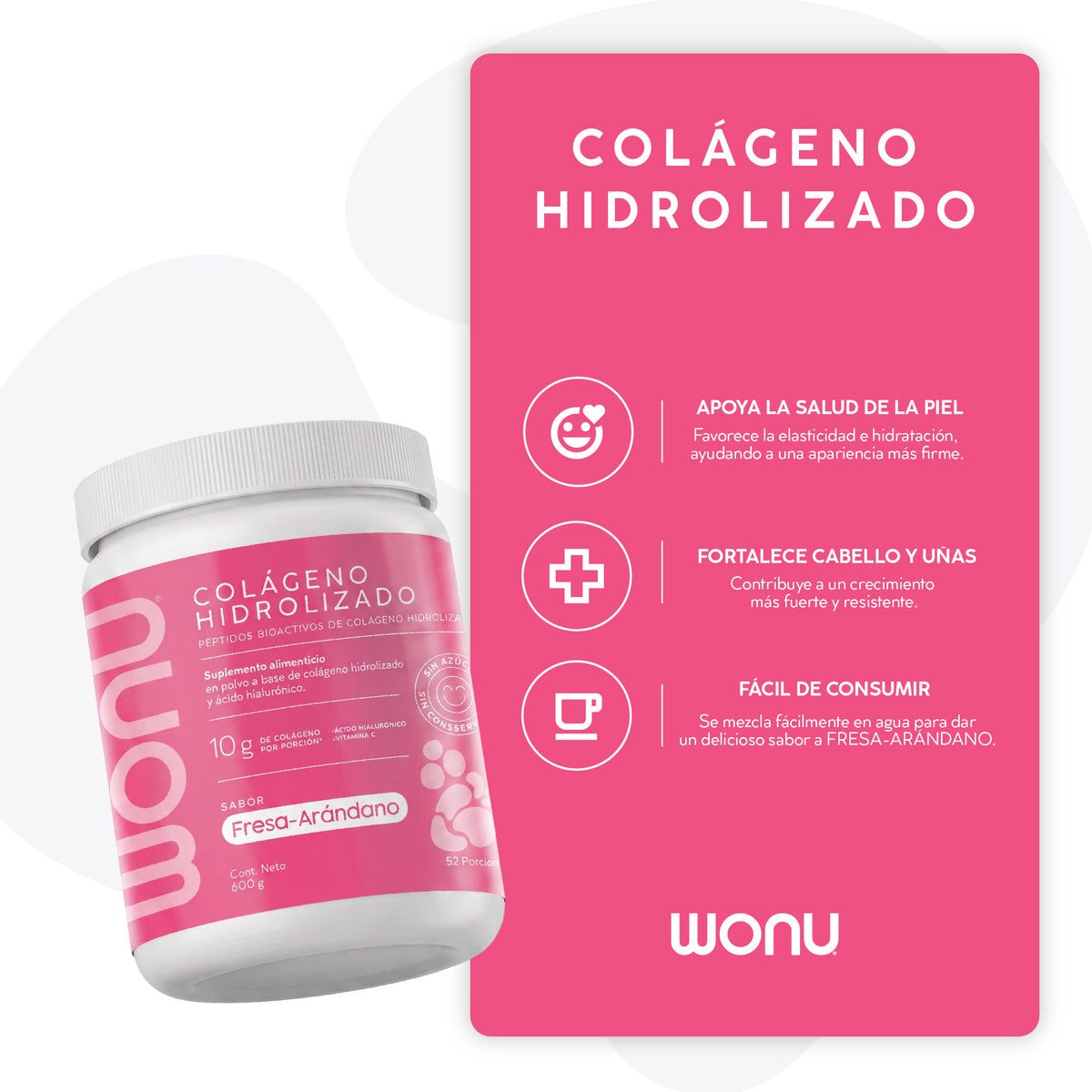 Colágeno Hidrolizado Fresa - Arándano