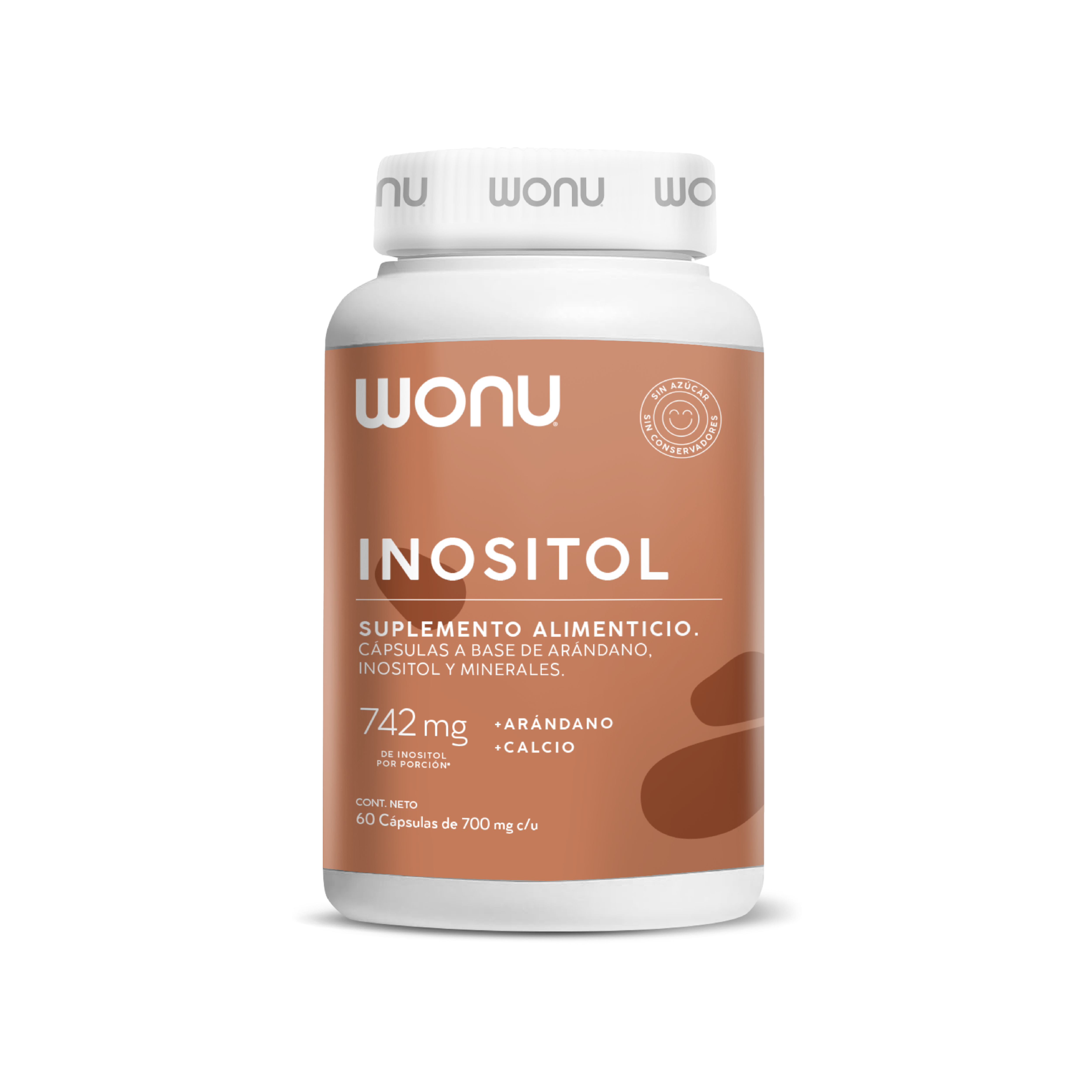 Inositol Wonu 742 mg - Equilibrio y energía diaria, con arándano y minerales